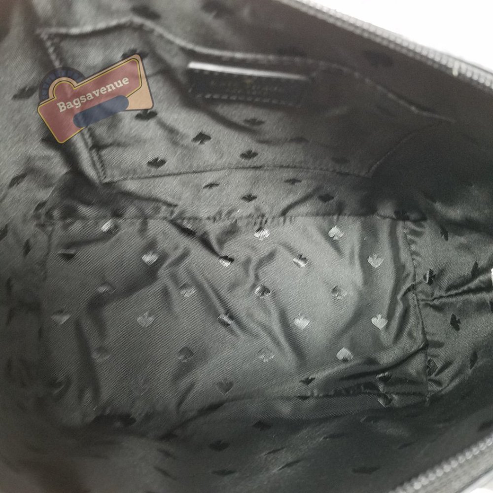 #bagsavenue ina greta satchel crossbody black neda wallet grey Kate Spade - Picture 9 of 16